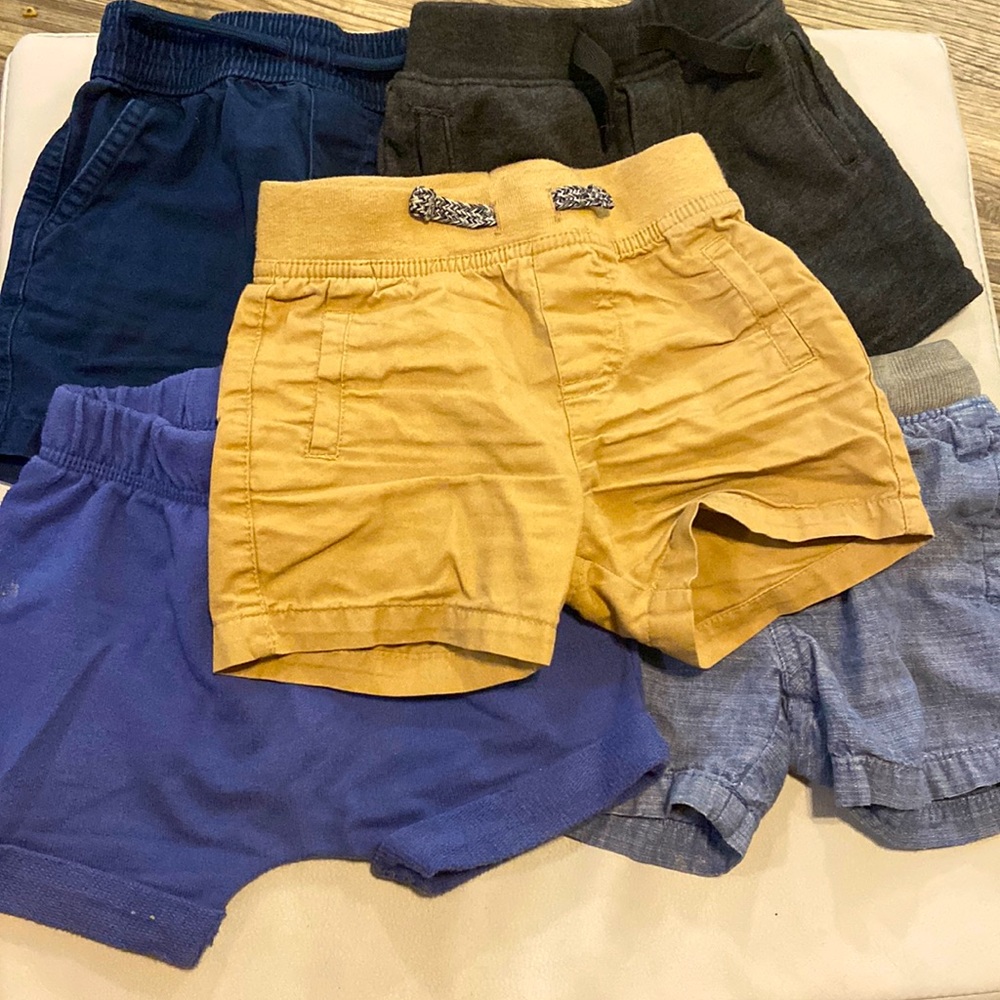 5 shorts - 12 months old